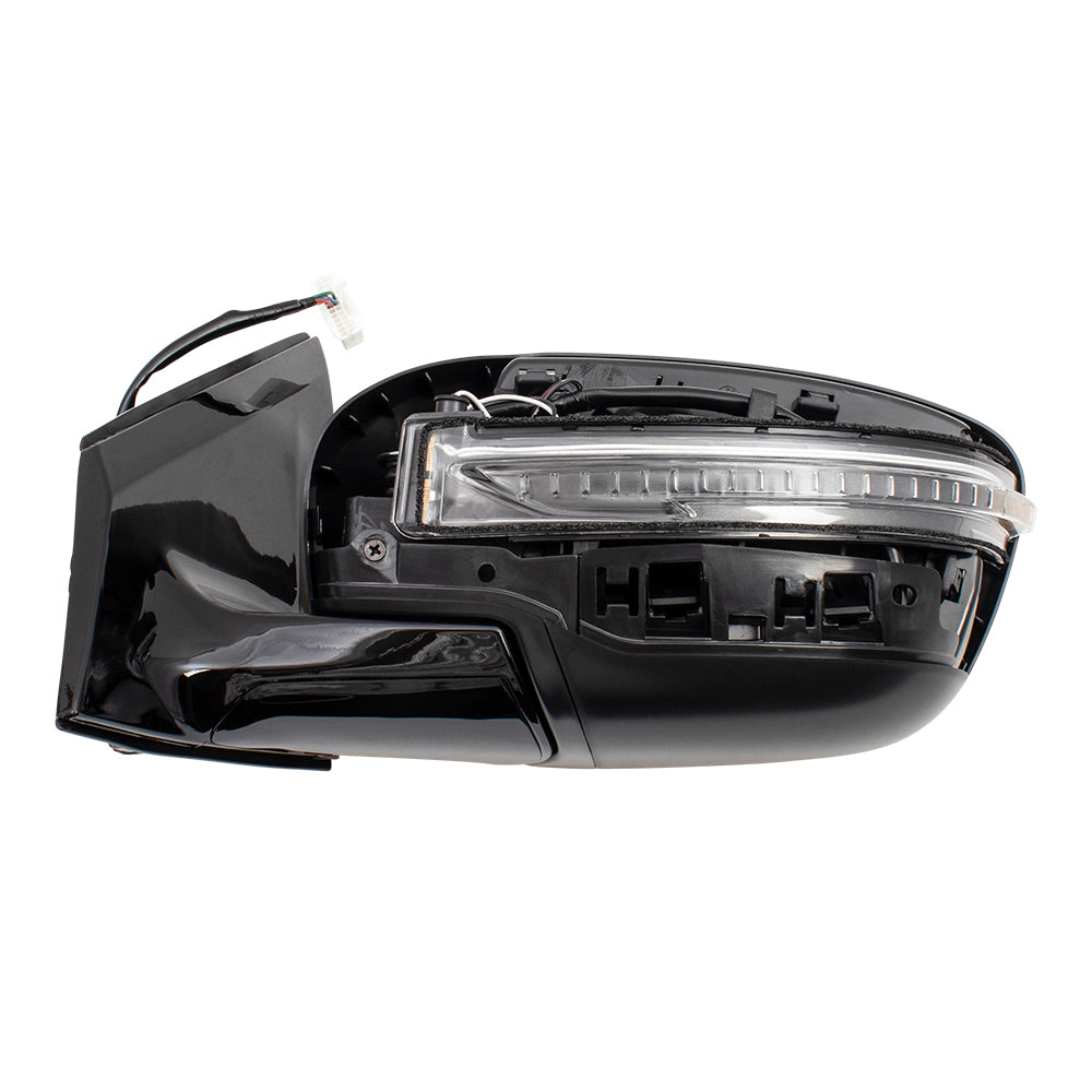 Replacement Pair Set Power Side View Mirrors w/ Signal Compatible with 2016-2018 Murano 963025AA4A NI1321284