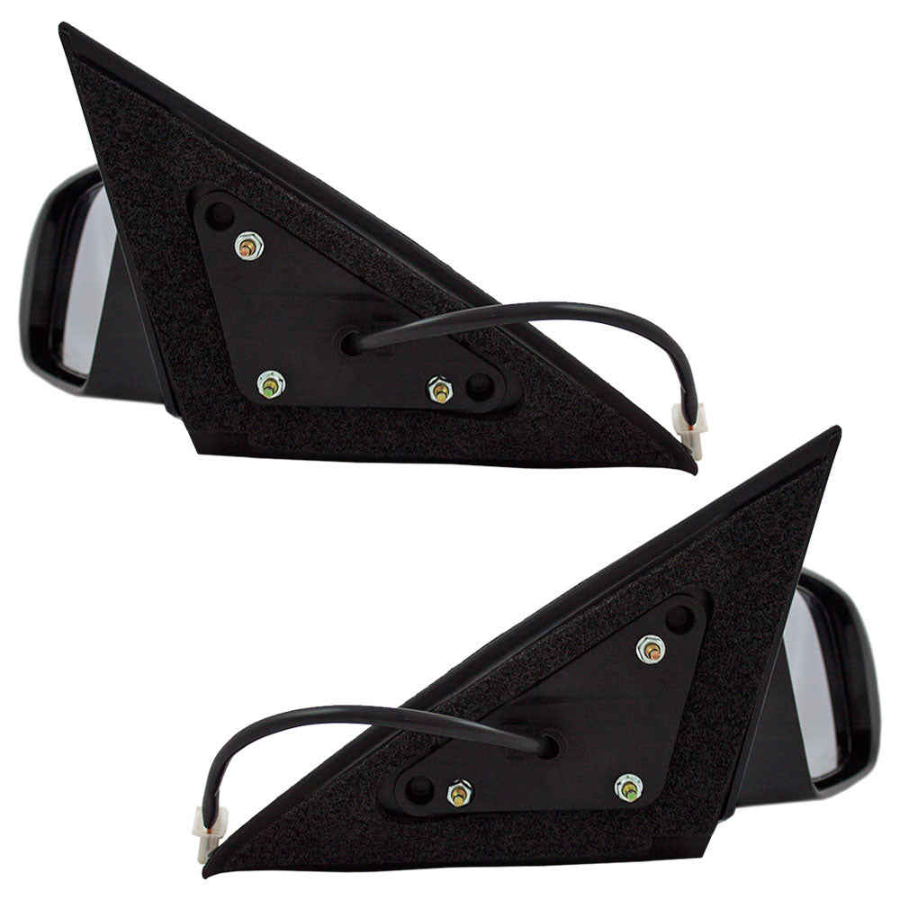 Driver and Passenger Power Side View Mirrors with Signal Smooth Compatible with 09-14 Maxima 96302-9N84A 96301-9N84A