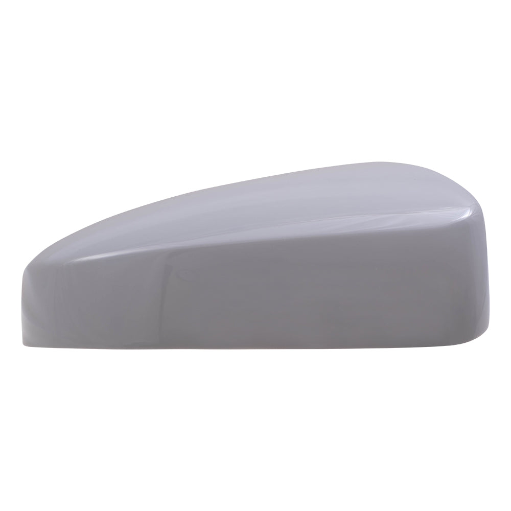 Brock Aftermarket Replacement Passenger Right Mirror Cover Paint to Match Gray Compatible with 2007-2012 Nissan Sentra