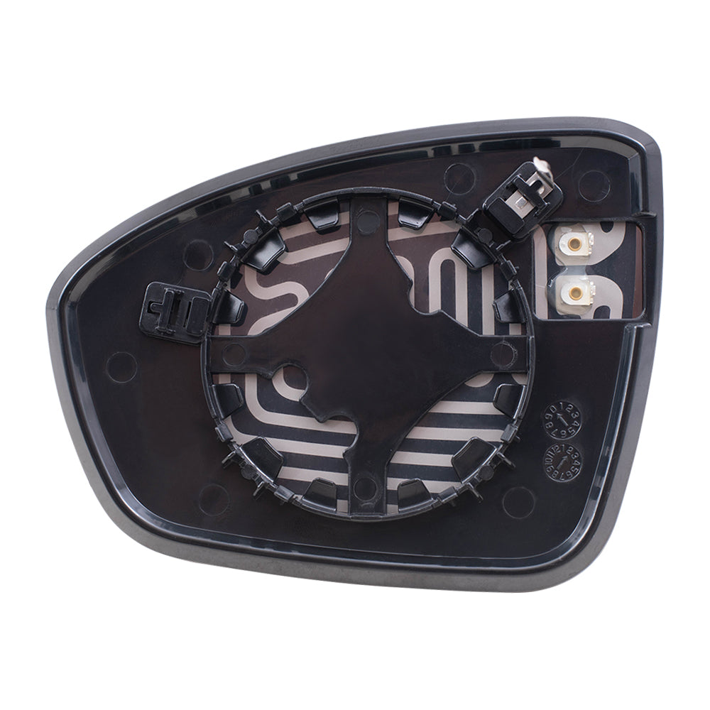 Brock Replacement Passenger Side Mirror Glass & Base with Heat Compatible with 2019 Altima