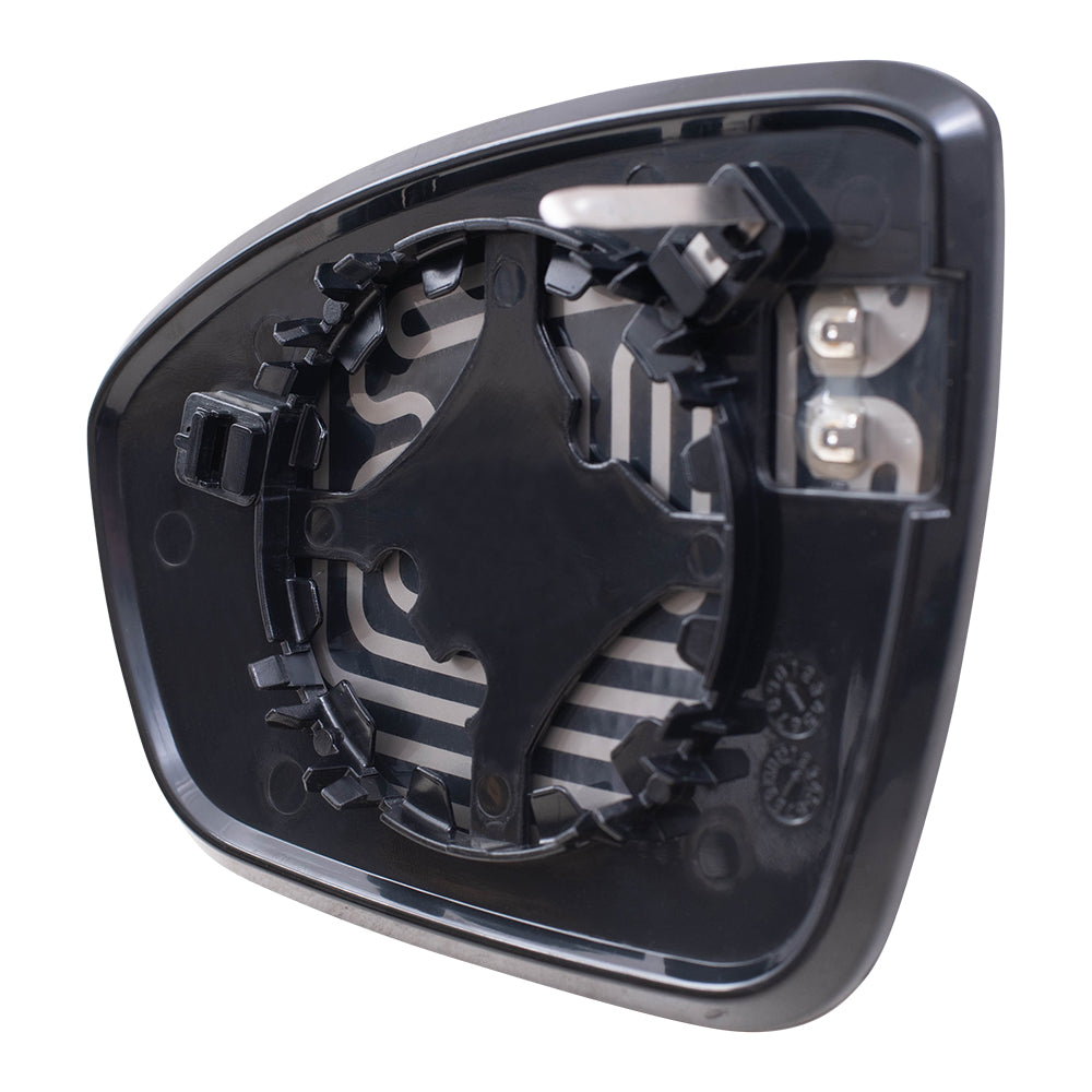 Brock Replacement Passenger Side Mirror Glass & Base with Heat Compatible with 2019 Altima