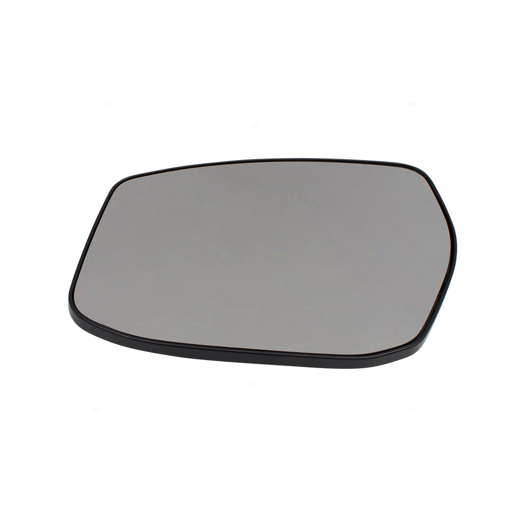 Brock Aftermarket Replacement Driver Left Mirror Glass And Base With Heat Compatible With 2013-2018 Nissan Altima Sedan With Signal Light On Mirror Housing
