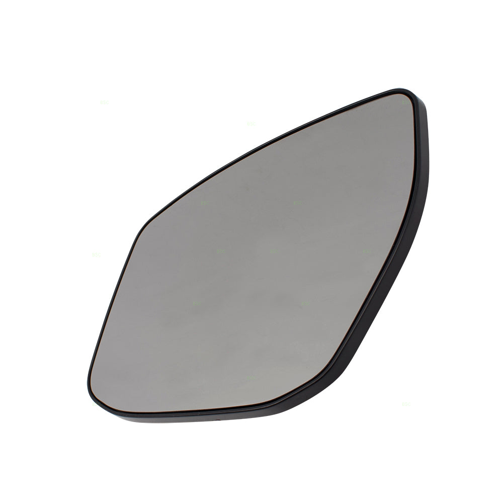 Brock Aftermarket Replacement Driver Left Mirror Glass And Base With Heat Compatible With 2013-2018 Nissan Altima Sedan With Signal Light On Mirror Housing