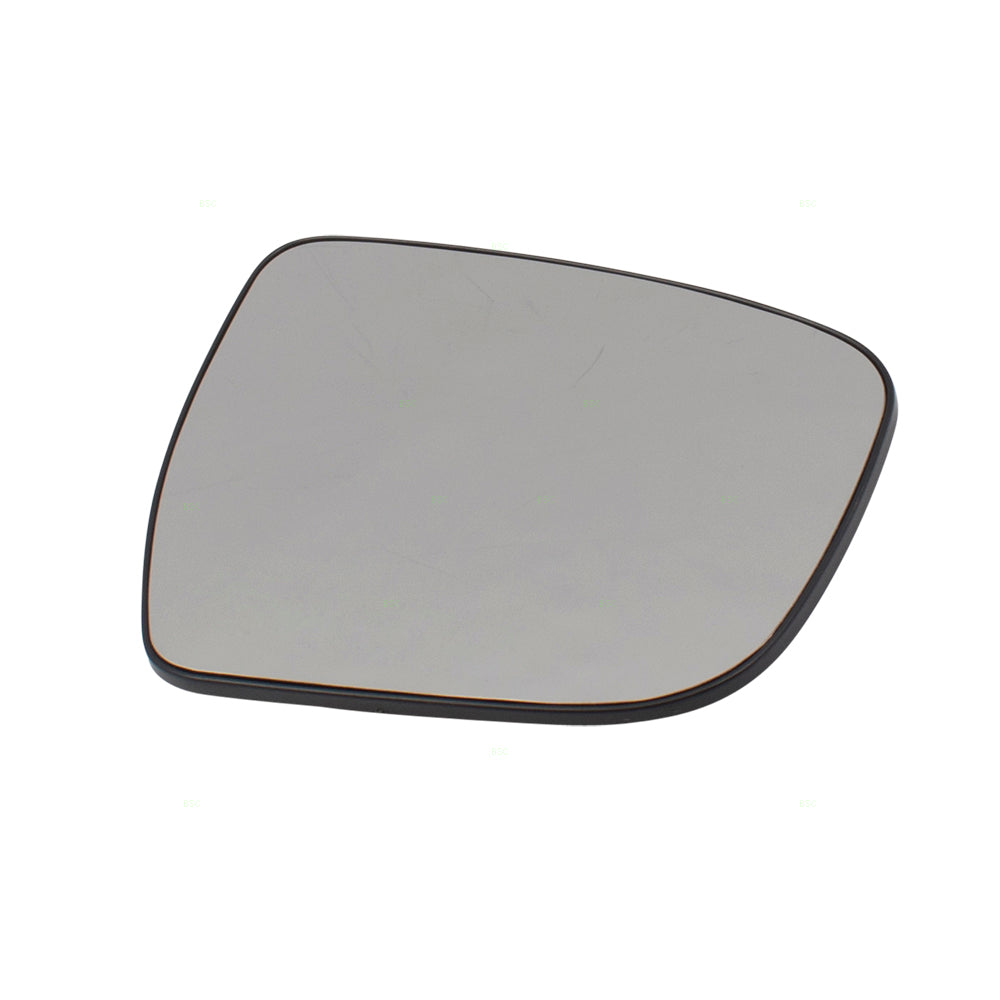 Brock Replacement for Passengers Side View Mirror Glass & Base Heated Compatible with 15-17 Murano 14-18 Rogue 17-18 Pathfinder 963664BA0A 963654BA0A