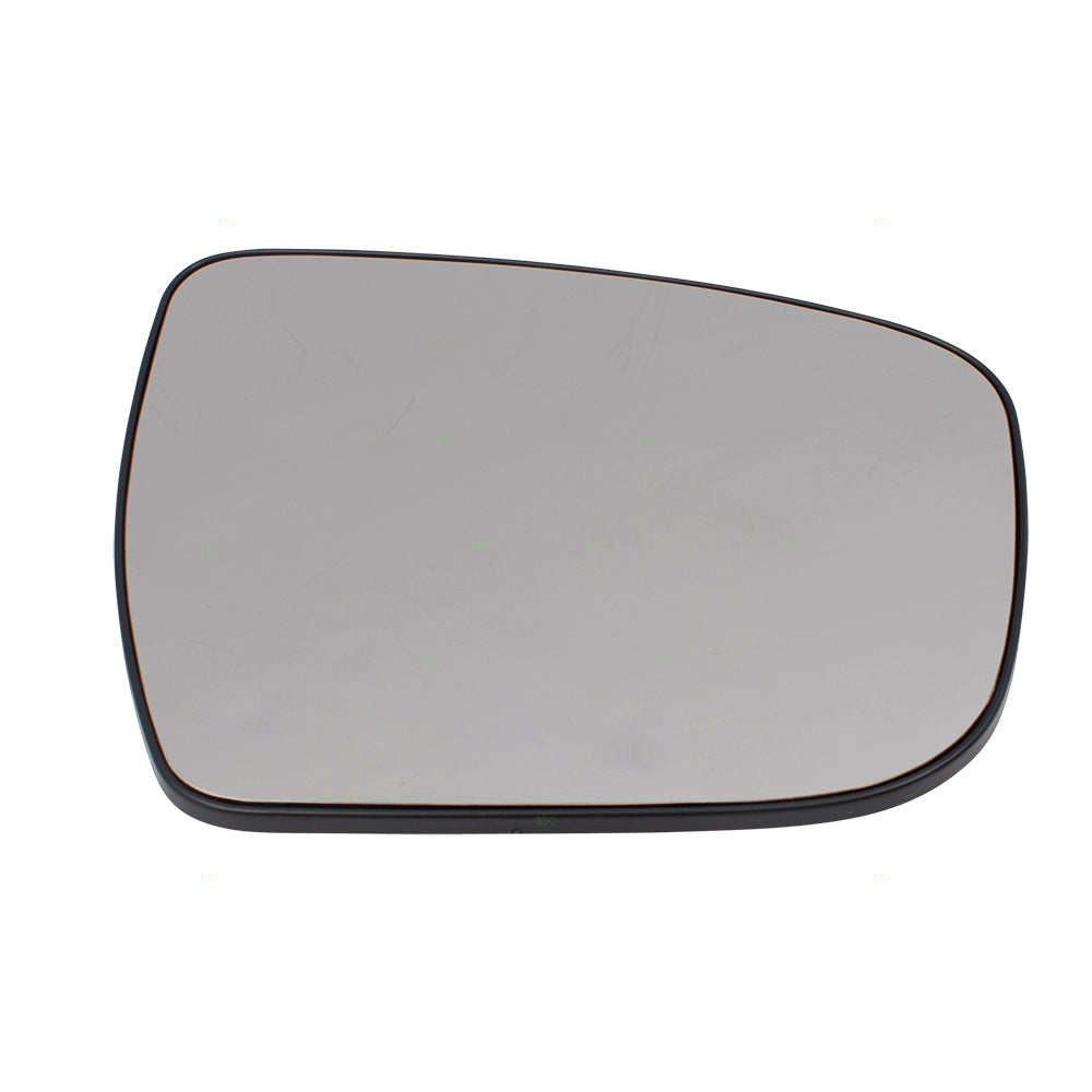 Brock Replacement for Passengers Side View Mirror Glass & Base Heated Compatible with 15-17 Murano 14-18 Rogue 17-18 Pathfinder 963664BA0A 963654BA0A
