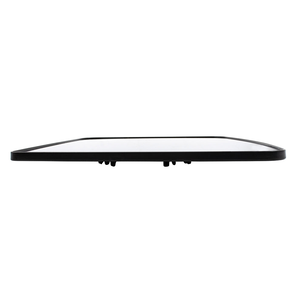 Brock Replacement Passenger Side Door Upper Mirror Glass with Base Compatible with 2012-2019 NV1500 NV2500HD NV3500HD