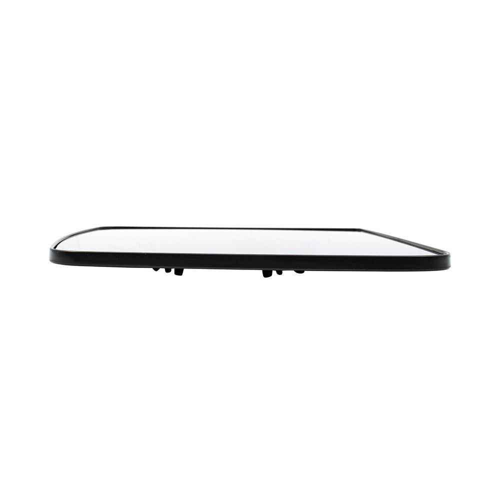 Brock Replacement Passenger Side Door Upper Mirror Glass with Base Compatible with 2012-2019 NV1500 NV2500HD NV3500HD