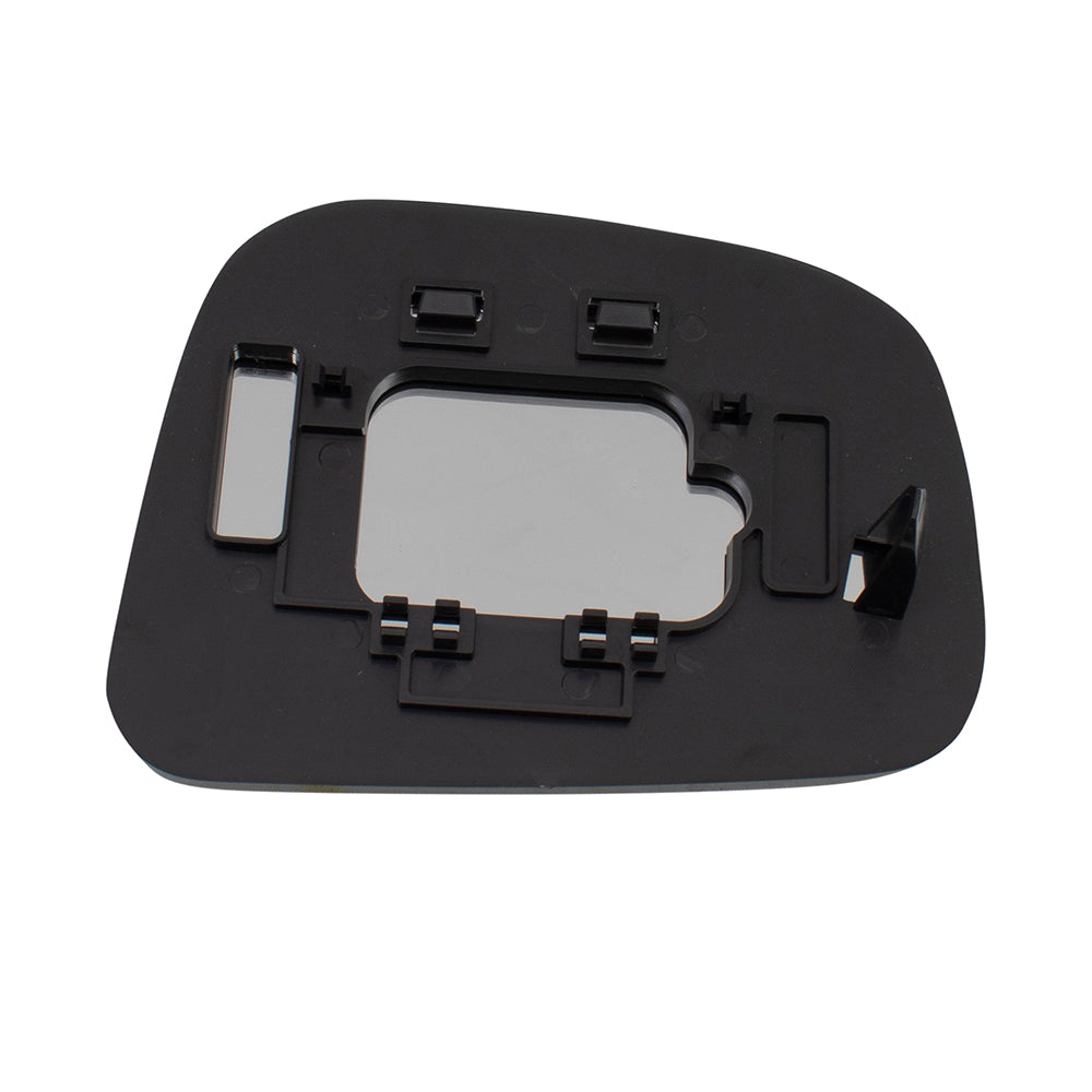 Brock Replacement Set Door Mirror Glass with Bases Compatible with 2007 2008 2009 2010 2011 2012 Versa