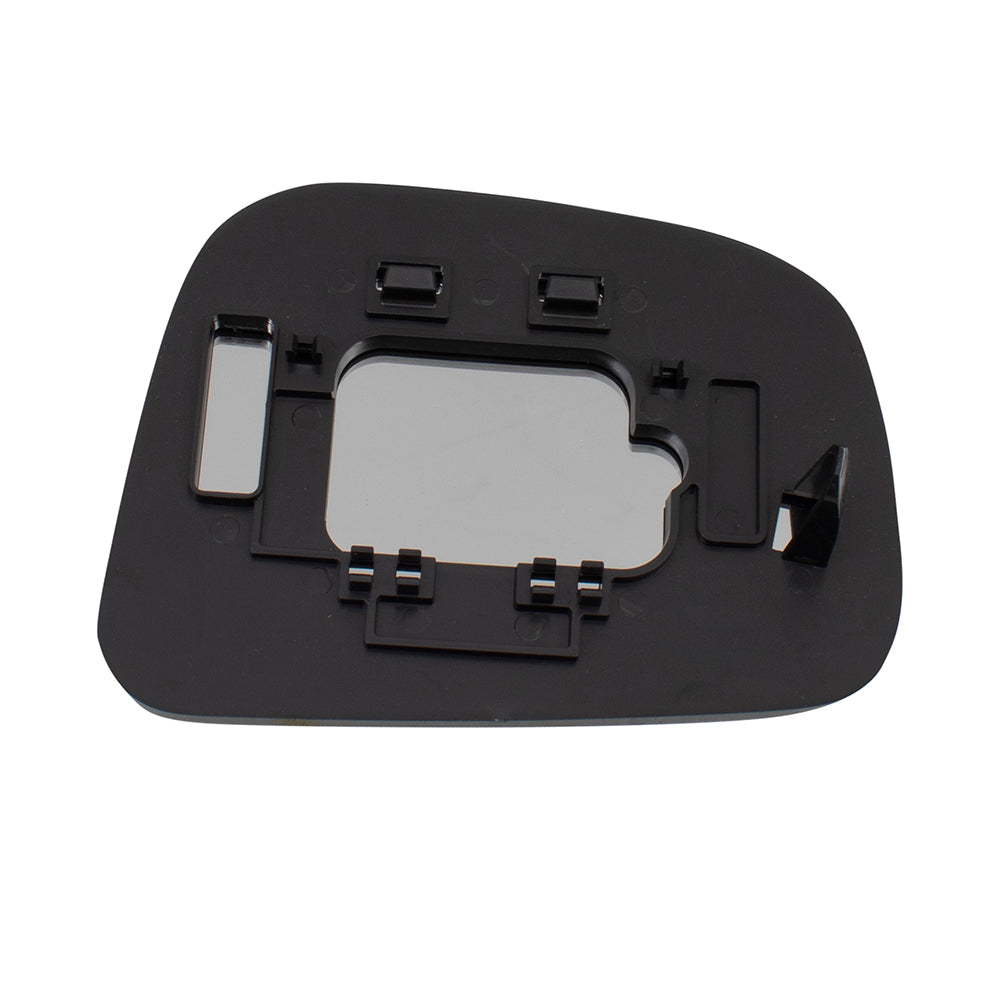Brock Replacement Driver Door Mirror Glass with Base Compatible with 2007 2008 2009 2010 2011 2012 Versa