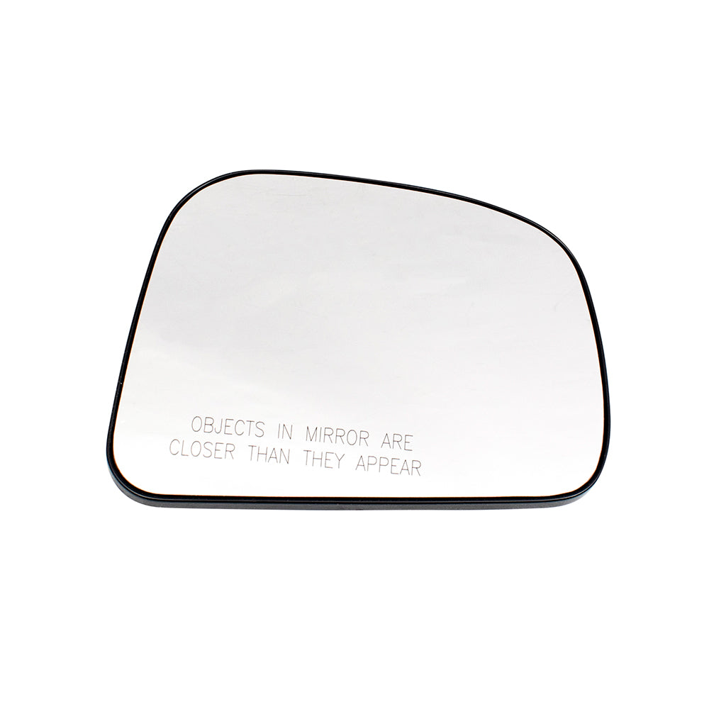 Brock Replacement Passenger Door Mirror Glass with Base Compatible with 2007 2008 2009 2010 2011 2012 Versa