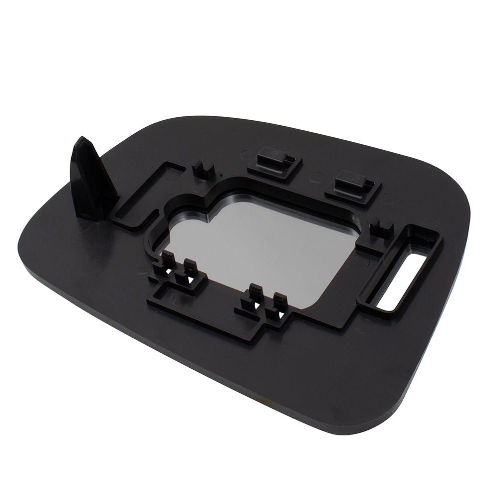 Brock Replacement Passenger Door Mirror Glass with Base Compatible with 2007 2008 2009 2010 2011 2012 Versa