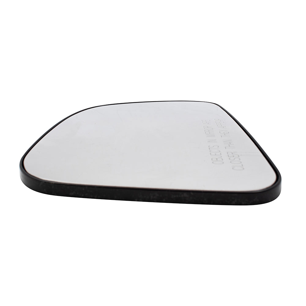 Brock Replacement Passenger Door Mirror Glass with Base Compatible with 2007 2008 2009 2010 2011 2012 Versa