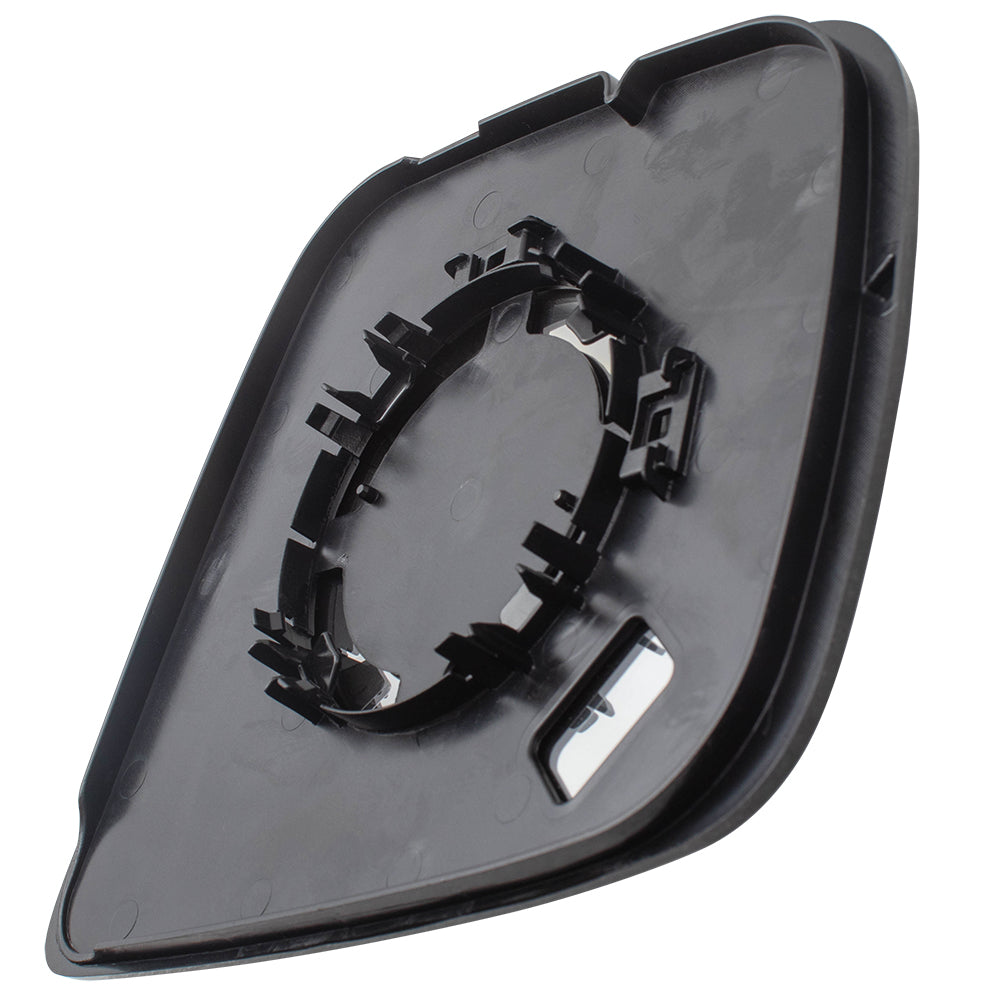 Brock Replacement Pair Side View Mirrors Spotter Glass with Bases Set Compatible with 13-18 NV200 & 15-18 City Express 19317347 19317346 963663LM0B 963653LM0B