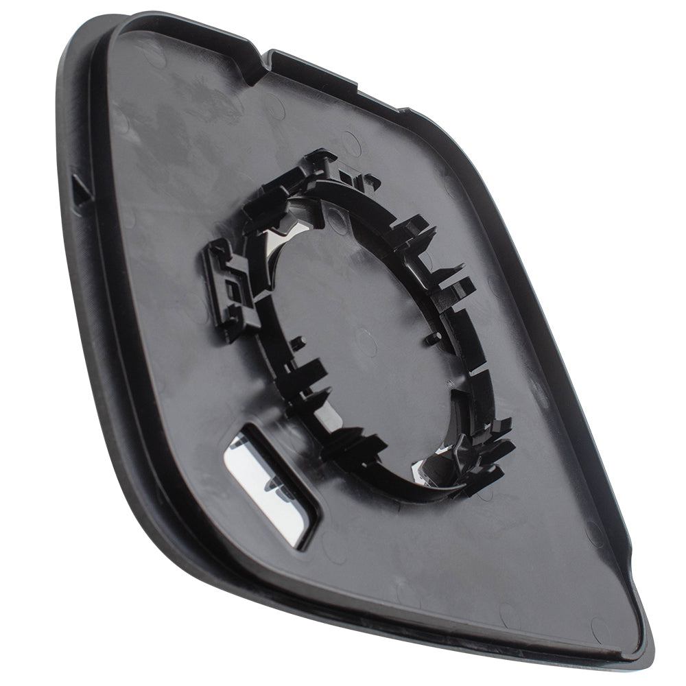 Brock Replacement Side View Mirror Drivers Spotter Glass with Base Compatible with 13-18 NV200 & 15-18 City Express 19317347 963663LM0B