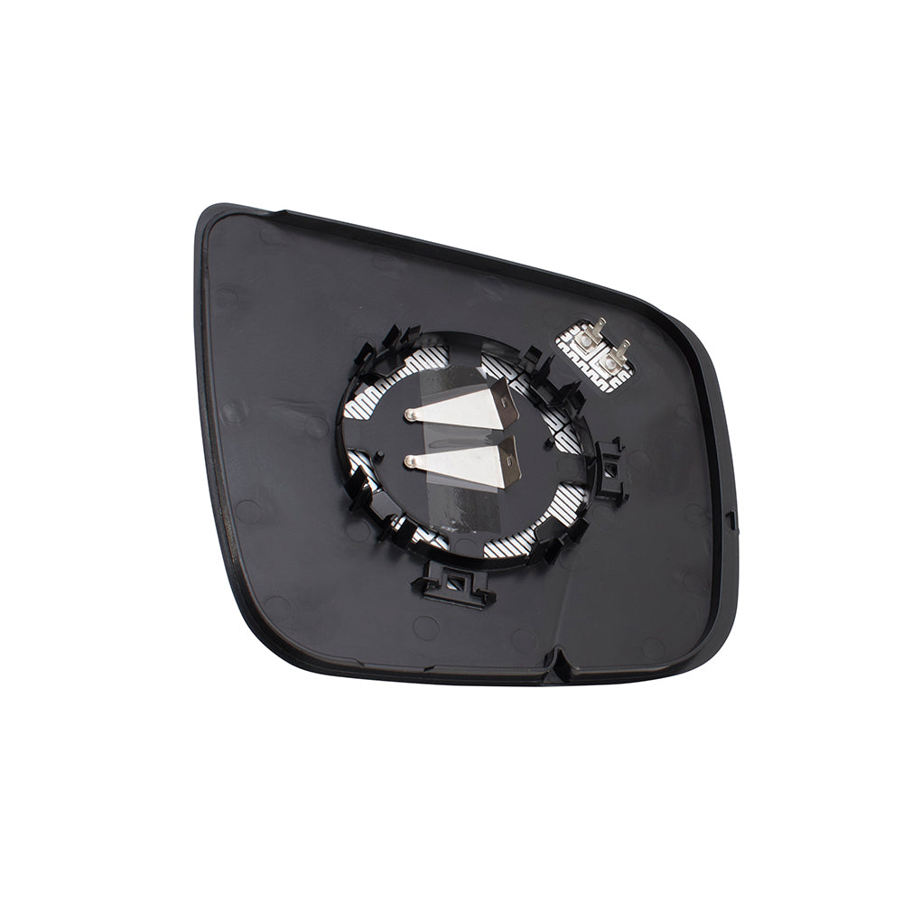 Brock Replacement Drivers Side View Left Spotter Mirror Glass & Base Heated Compatible with 13-18 NV200 & 15-18 City Express 19317313 963663LM1B