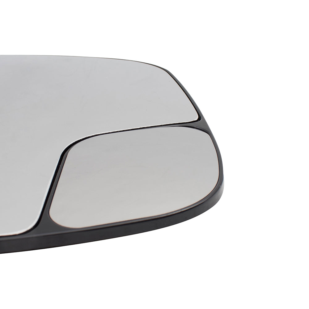 Brock Replacement Drivers Side View Left Spotter Mirror Glass & Base Heated Compatible with 13-18 NV200 & 15-18 City Express 19317313 963663LM1B