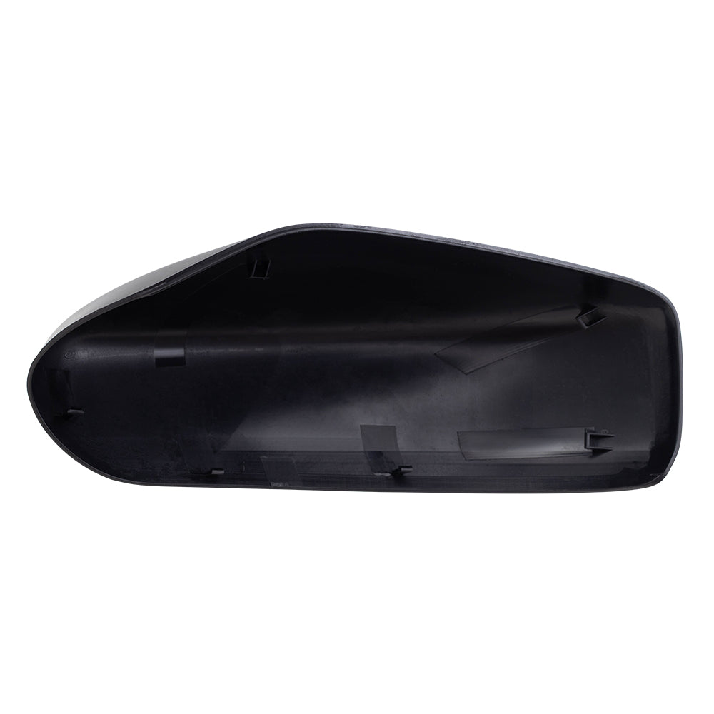 Brock Replacement Passenger Side Paint to Match Black Mirror Cover without Signal Light Compatible with 2013-2018 Altima