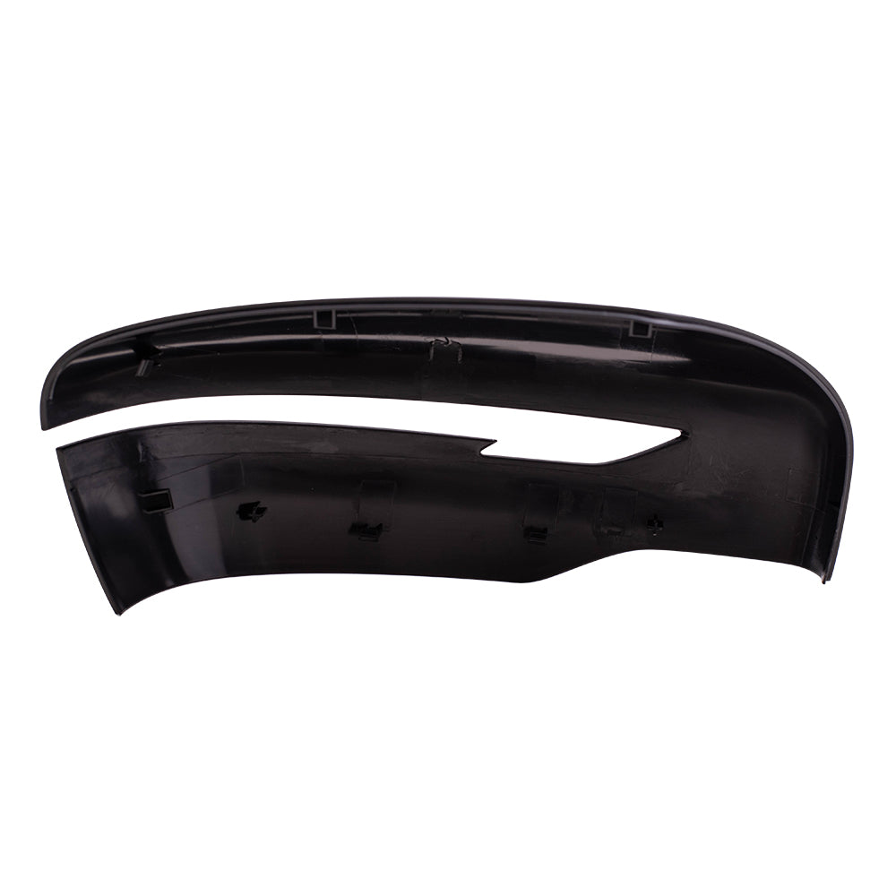 Door Mirror Covers Set for Nissan Rogue & Hybrid Murano Pathfinder Black Pair