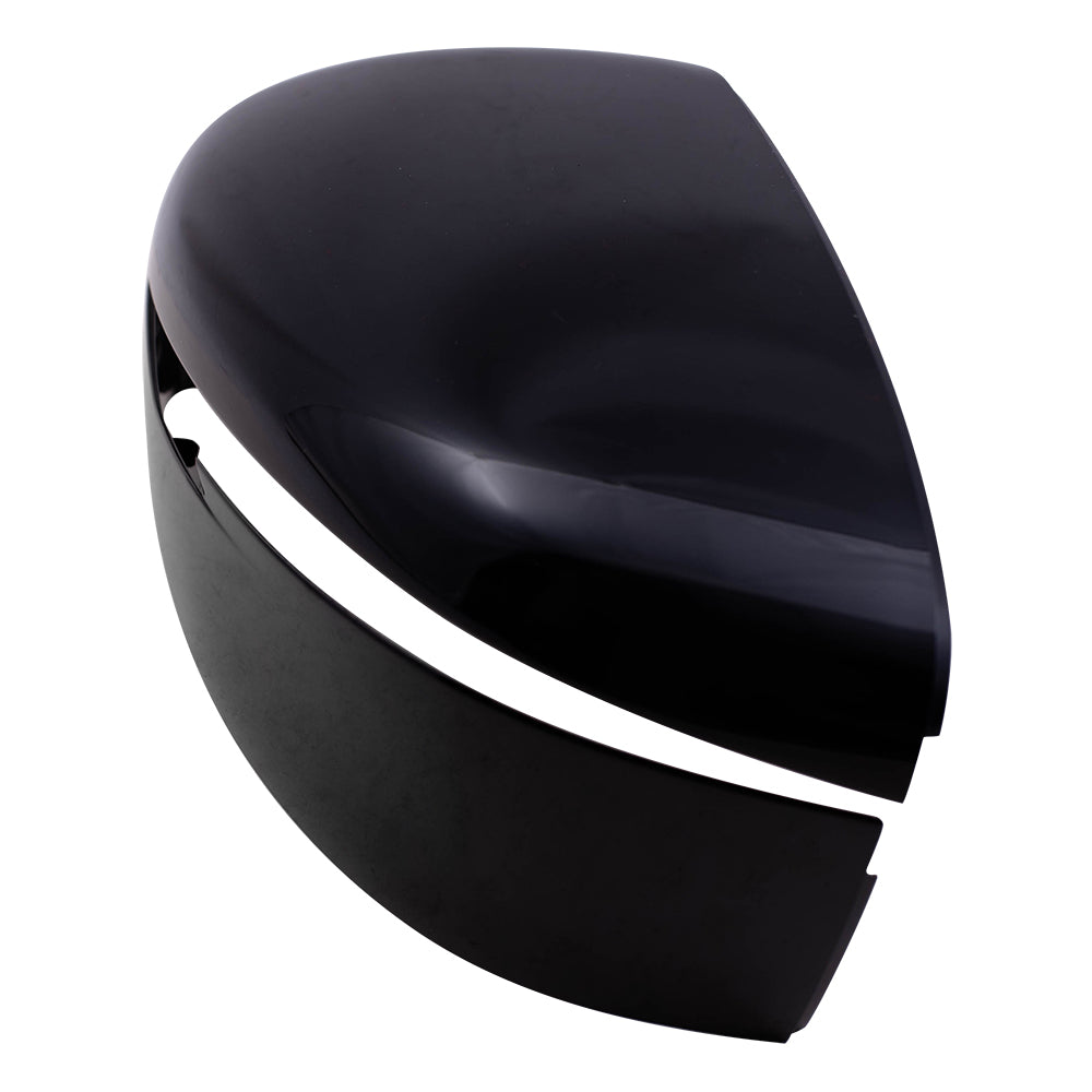 Door Mirror Covers Set for Nissan Rogue & Hybrid Murano Pathfinder Black Pair