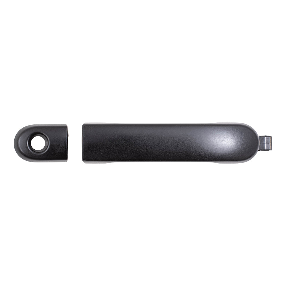 Brock Replacement Drivers Front Outside Exterior Textured Door Handle w/ Keyhole Compatible with 07-11 Versa NI1310133