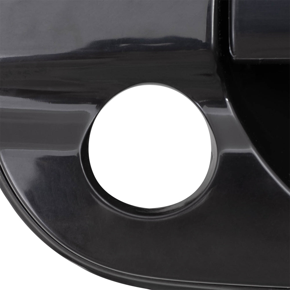 Brock Replacement Passengers Front Outside Exterior Door Handle w/ Keyhole Compatible with 00-06 Sentra 80606-6Z603