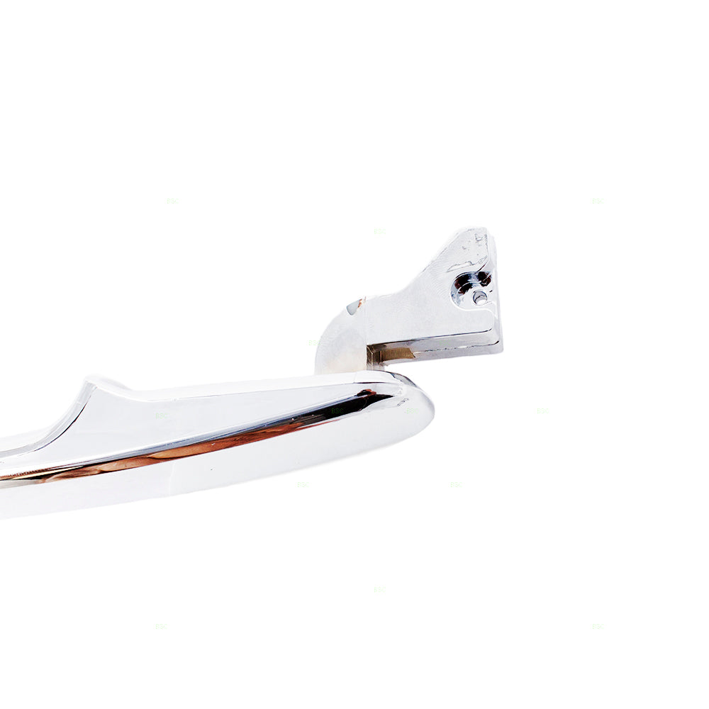 Brock Replacement for Passengers Exterior Chrome Door Handle w/o Keyhole Compatible with Front Right Compatible with 03-07 Murano 80640CA012