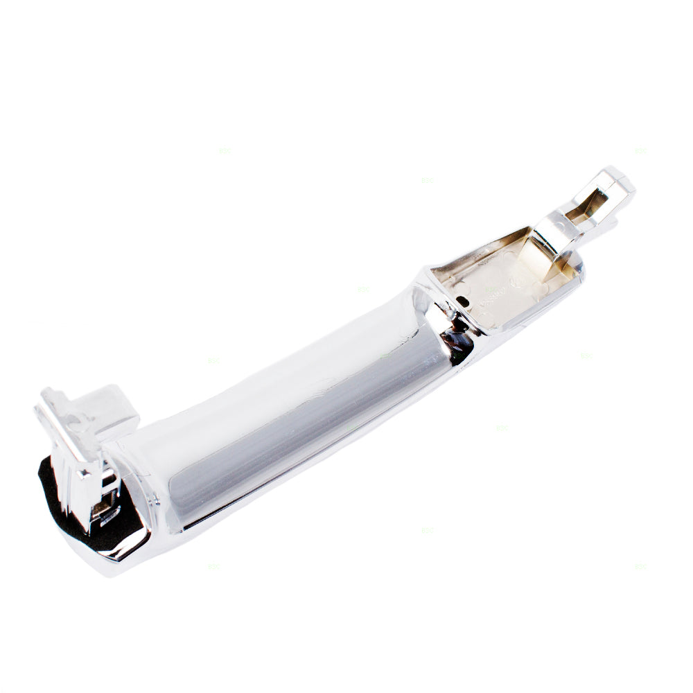 Brock Replacement for Passengers Exterior Chrome Door Handle w/o Keyhole Compatible with Front Right Compatible with 03-07 Murano 80640CA012