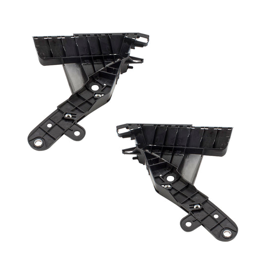Brock Replacement Pair Set Front Bumper Brackets Side Retainers Compatible with 2013-2015 Altima Sedan 620593TA0A 620583TA0A