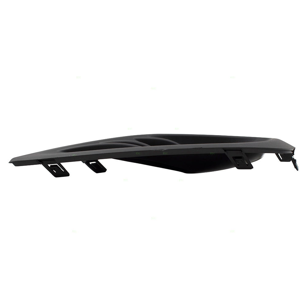 Brock Replacement Passengers Front Bumper Fog Lamp Cover Trim Bezel w/ Hole Compatible with 16-18 Altima 622569HS0B NI1039141