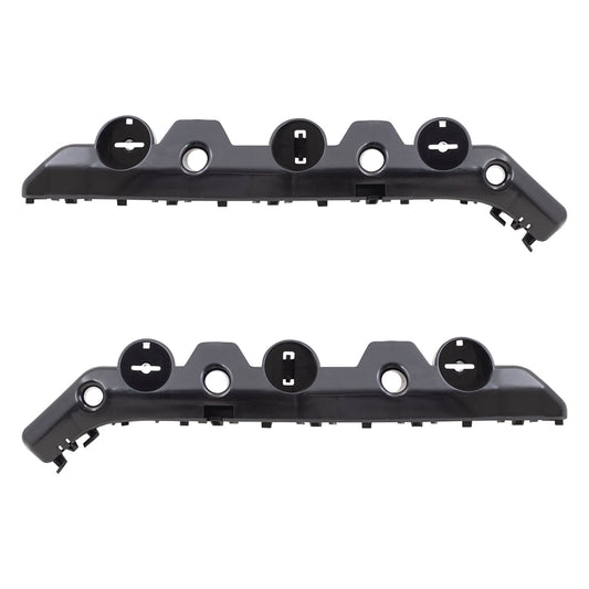 Brock Replacement Front Driver and Passenger Side Bumper Brackets Compatible with 2016-2019 Sentra