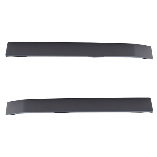 Brock Replacement Set Front Bumper Headlight Molding Trim Grille Filler Panels Compatible with 04-15 Titan Armada QX56