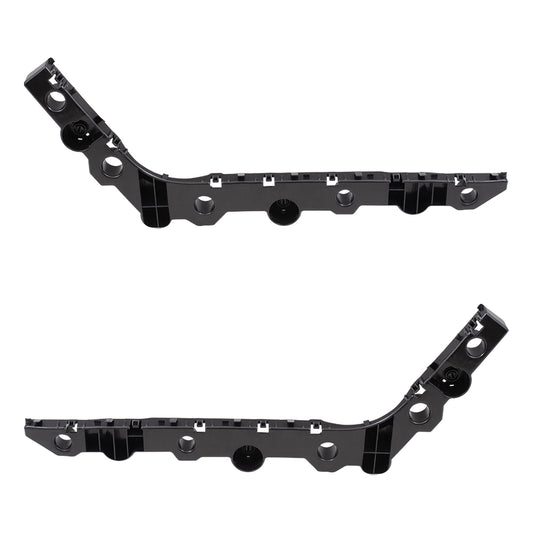 Brock Replacement Rear Driver and Passenger Side Bumper Brackets Compatible with 2016-2018 Altima