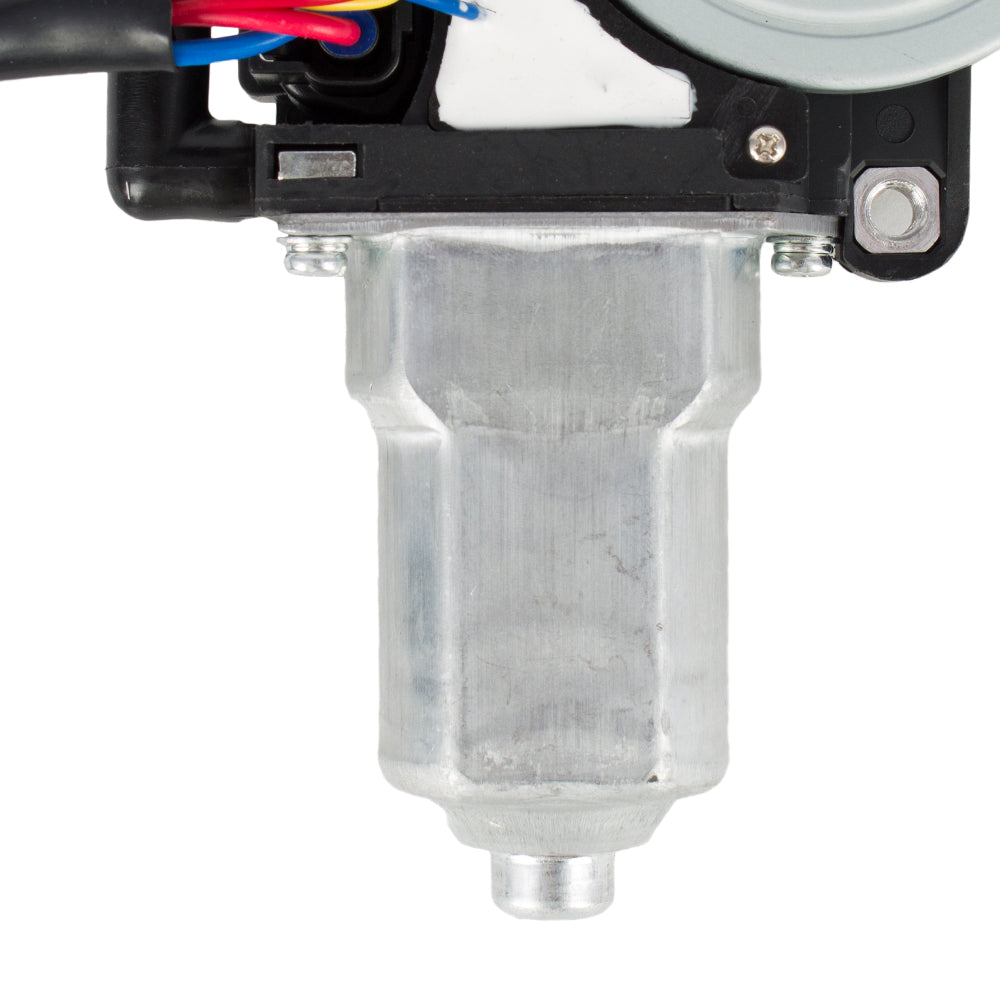 Brock Replacement Pair Set Front Power Window Lift Regulator 6 Pin Connector Motors Compatible with 03-09 350Z 03-07 G35 80731-CD00A 80730-CD00A
