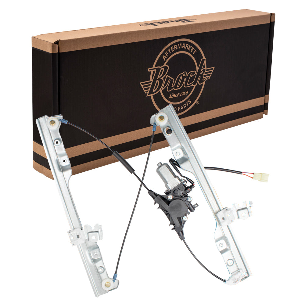 Brock Replacement Passengers Front Power Window Regulator & Motor Assembly Compatible with 08-13 Rogue & 14-15 Rogue Select 80720JM02B 80730JX30C