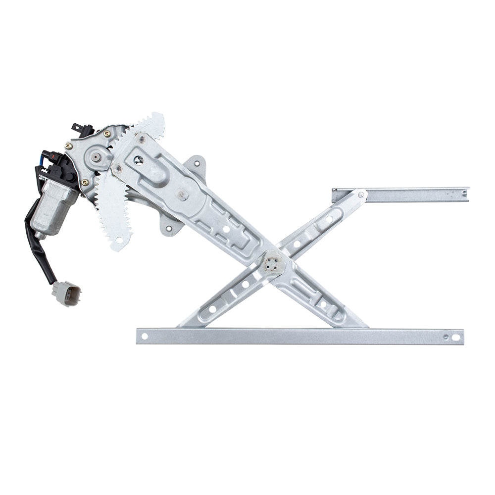 Brock Replacement Set Rear Power Window Regulators with Motors Compatible with 2013-2019 Sentra