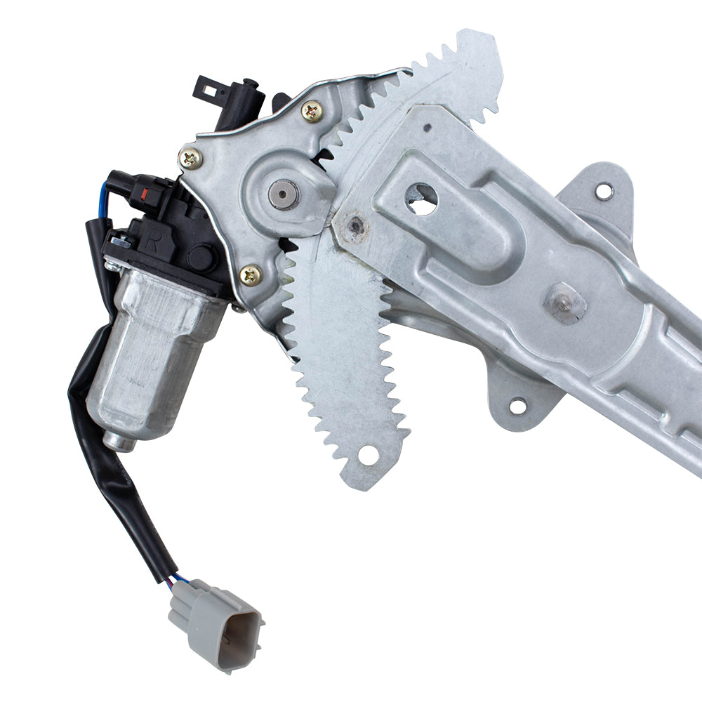 Brock Replacement Set Rear Power Window Regulators with Motors Compatible with 2013-2019 Sentra