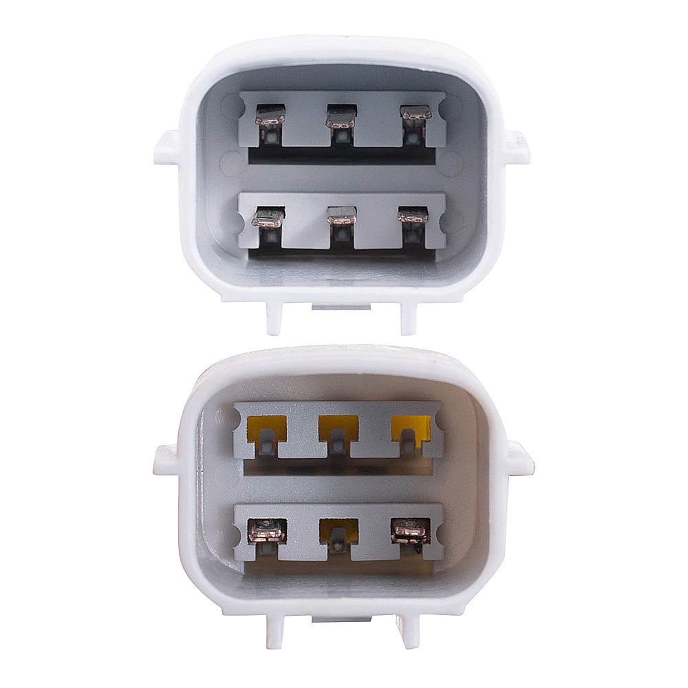 Brock Replacement Driver Left Passenger Right Front Power Window Regulators With Motor Compatible With 13-24 Leaf