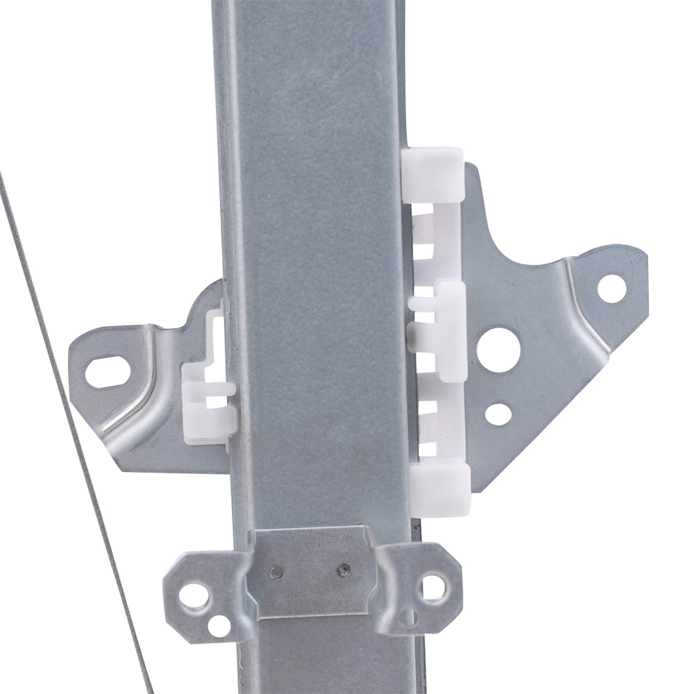 Brock Replacement Driver Left Passenger Right Front Power Window Regulators With Motor Compatible With 13-24 Leaf