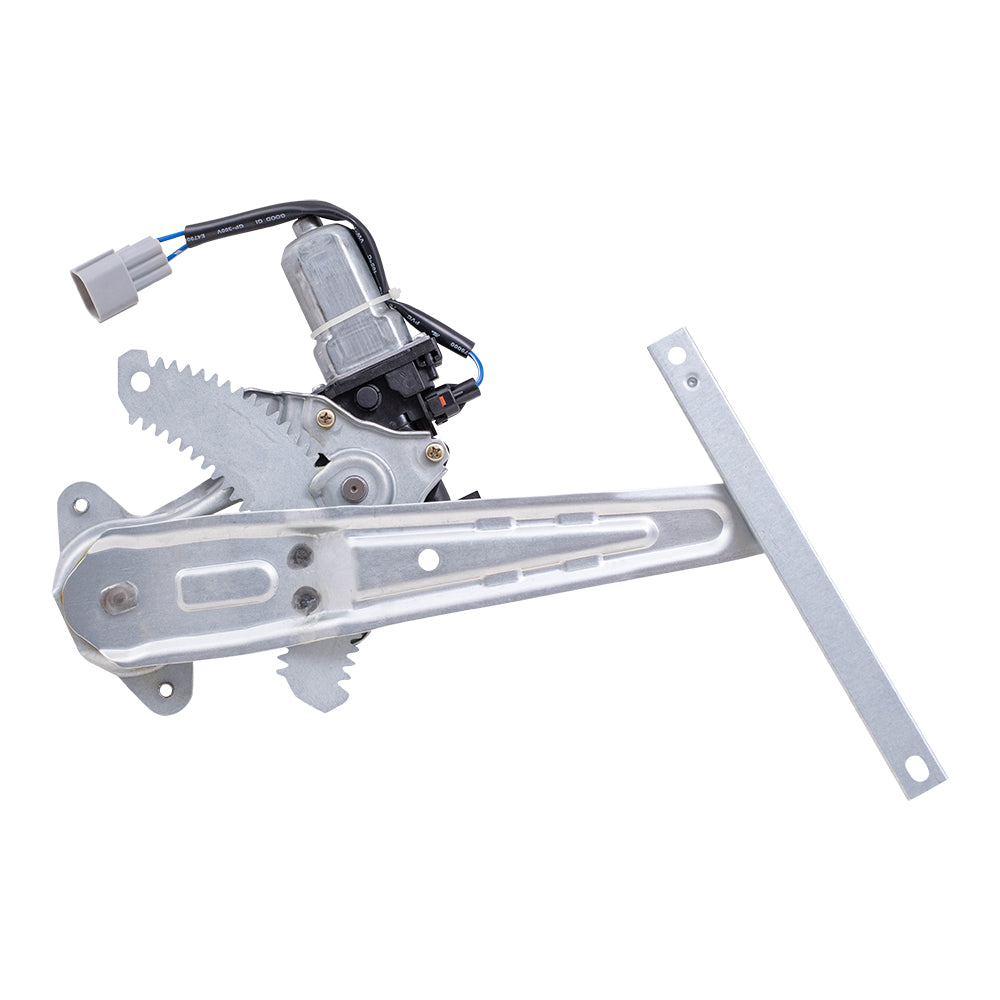 Brock Replacement Driver Left Passenger Right Rear Power Window Regulator With Motor Set Compatible with 13-24 Leaf 20-23 Sentra