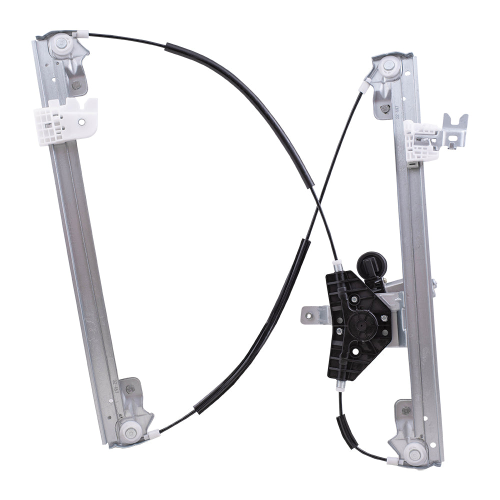 Brock Replacement Front Driver and Passenger Side Power Window Regulators with Motor-6 Pin Connector Compatible with 2013-2020 Pathfinder & 2014 Pathfinder Hybrid