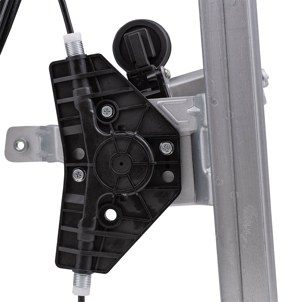 Brock Replacement Front Driver and Passenger Side Power Window Regulators with Motor-6 Pin Connector Compatible with 2013-2020 Pathfinder & 2014 Pathfinder Hybrid