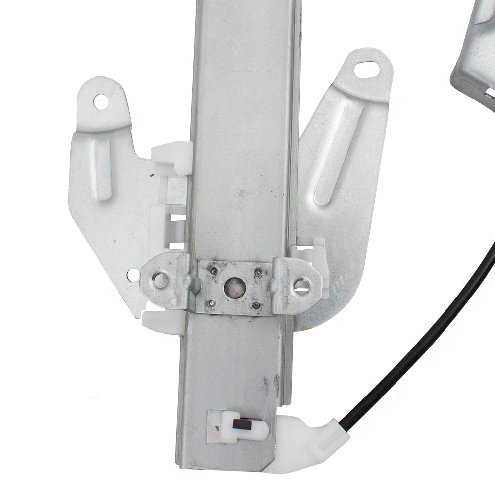 Brock Replacement Pair Set Rear Power Window Regulators w/Motors Compatible with 08-13 Rogue & 14-15 Rogue Select 80731JX00C 82720JM00A
