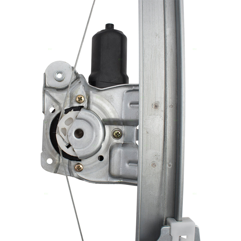 Brock Replacement Pair Set Front Power Window Regulators & Motors Assemblies Compatible with 14-20 Rogue 807214BA1A 807314BA0A