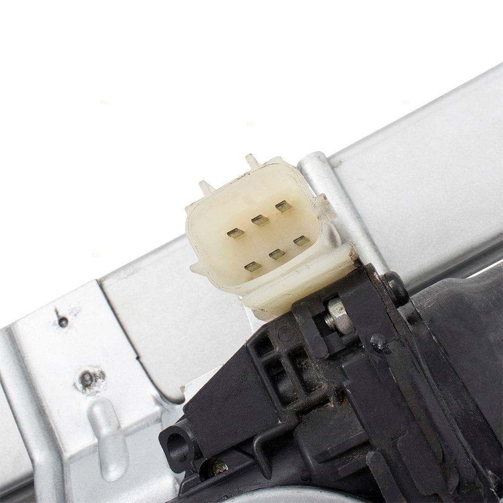 Brock Replacement Pair Set Front Power Window Regulators & Motors Assemblies Compatible with 14-20 Rogue 807214BA1A 807314BA0A