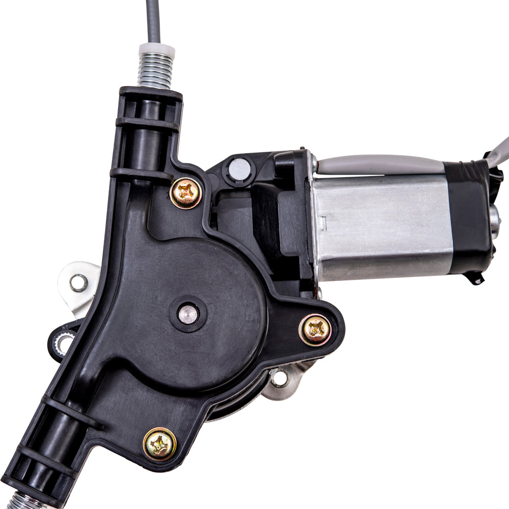 Brock Replacement Pair Set Rear Power Window Lift Regulators w/ Motors Assemblies Compatible with 05-15 Armada 04-15 Titan Pickup Truck 82721-ZV50A 82720-7S000