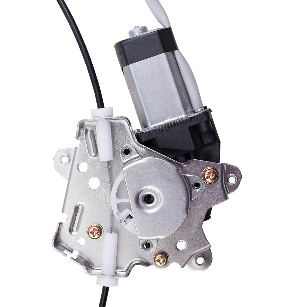 Brock Replacement Front Driver Left Passenger Right Power Window Regulator With Motor-2 Pin Connector Set Compatible With 2005-2021 Nissan Frontier 2005-2015 Nissan Xterra 2005-2012 Nissan Pathfinder 2009-2010 Suzuki Equator