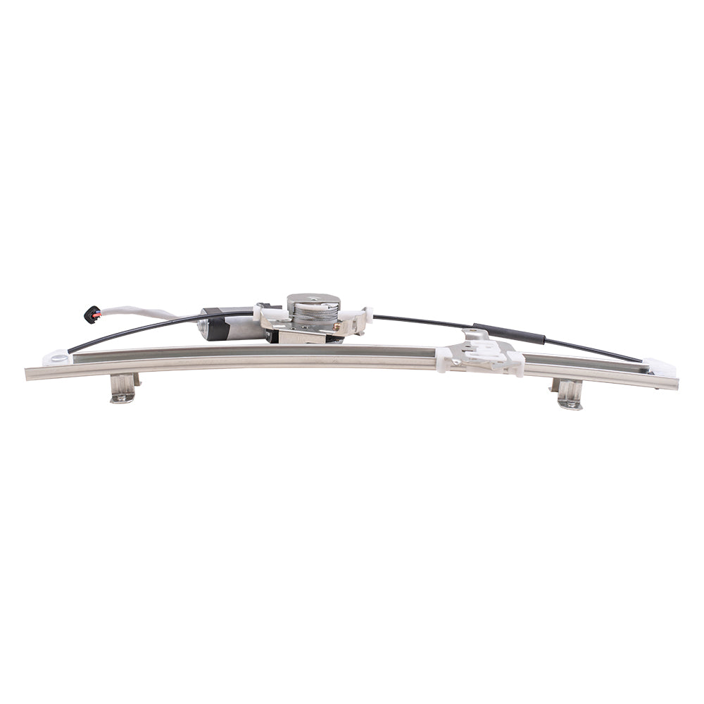 Brock Replacement Front Driver Left Passenger Right Power Window Regulator With Motor-2 Pin Connector Set Compatible With 2005-2021 Nissan Frontier 2005-2015 Nissan Xterra 2005-2012 Nissan Pathfinder 2009-2010 Suzuki Equator