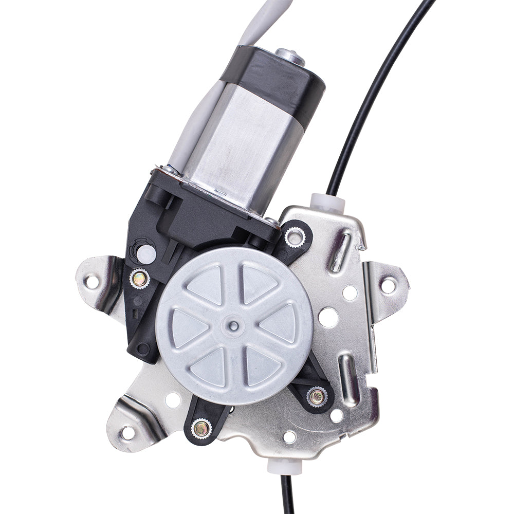 Brock Replacement Front Driver Left Passenger Right Power Window Regulator With Motor-2 Pin Connector Set Compatible With 2005-2021 Nissan Frontier 2005-2015 Nissan Xterra 2005-2012 Nissan Pathfinder 2009-2010 Suzuki Equator