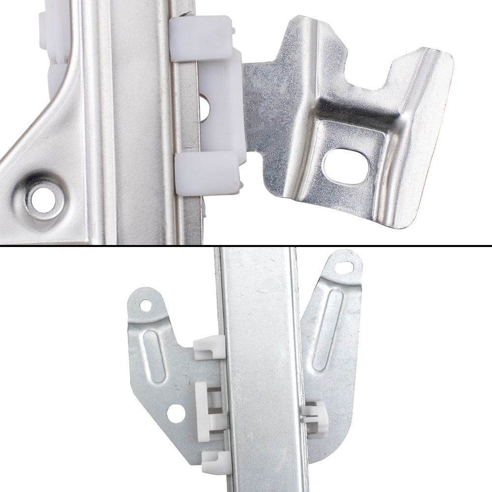 Brock Replacement Driver Side Front and Rear Power Window Regulators with Motor Compatible with 2002-2006 Altima