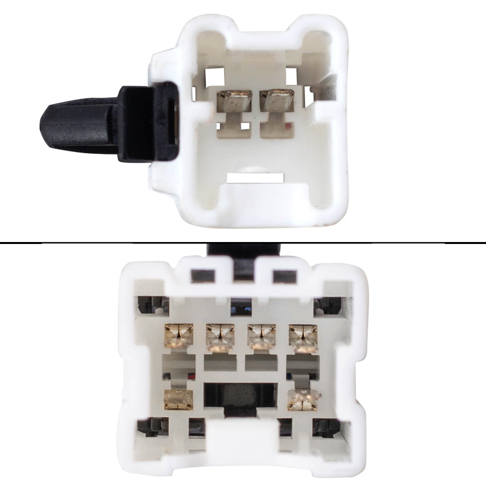 Brock Replacement Front Driver and Passenger Side Power Window Regulators with Motor Compatible with 2002-2006 Altima